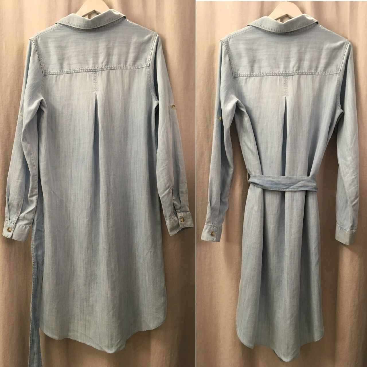 Vestiti: Mara May Hemdbluse Jeans Kleid LA Lyocell hellblau Gr 40 neu – Nuovo e nell'imballaggio originale da Zürich venduto da rar_b2y9 2