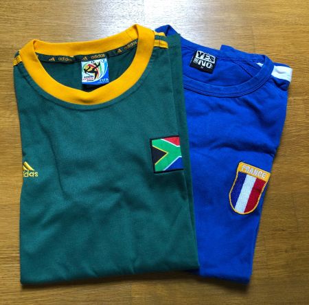 Fussballtrikots 🇿🇦 & 🇫🇷 #10 Grösse M