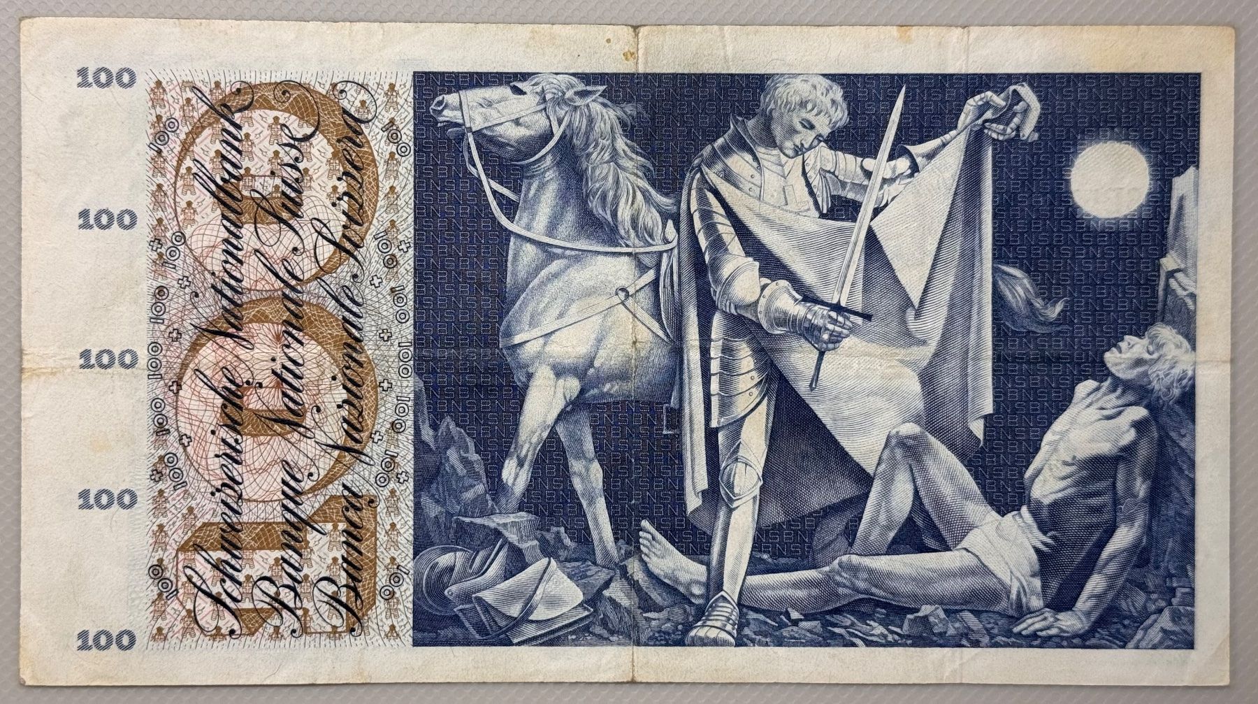 Banconote: Banknote 100 Franken 4. Oktober 1957 – Usato da Andwil SG venduto da Ariisa1234 1