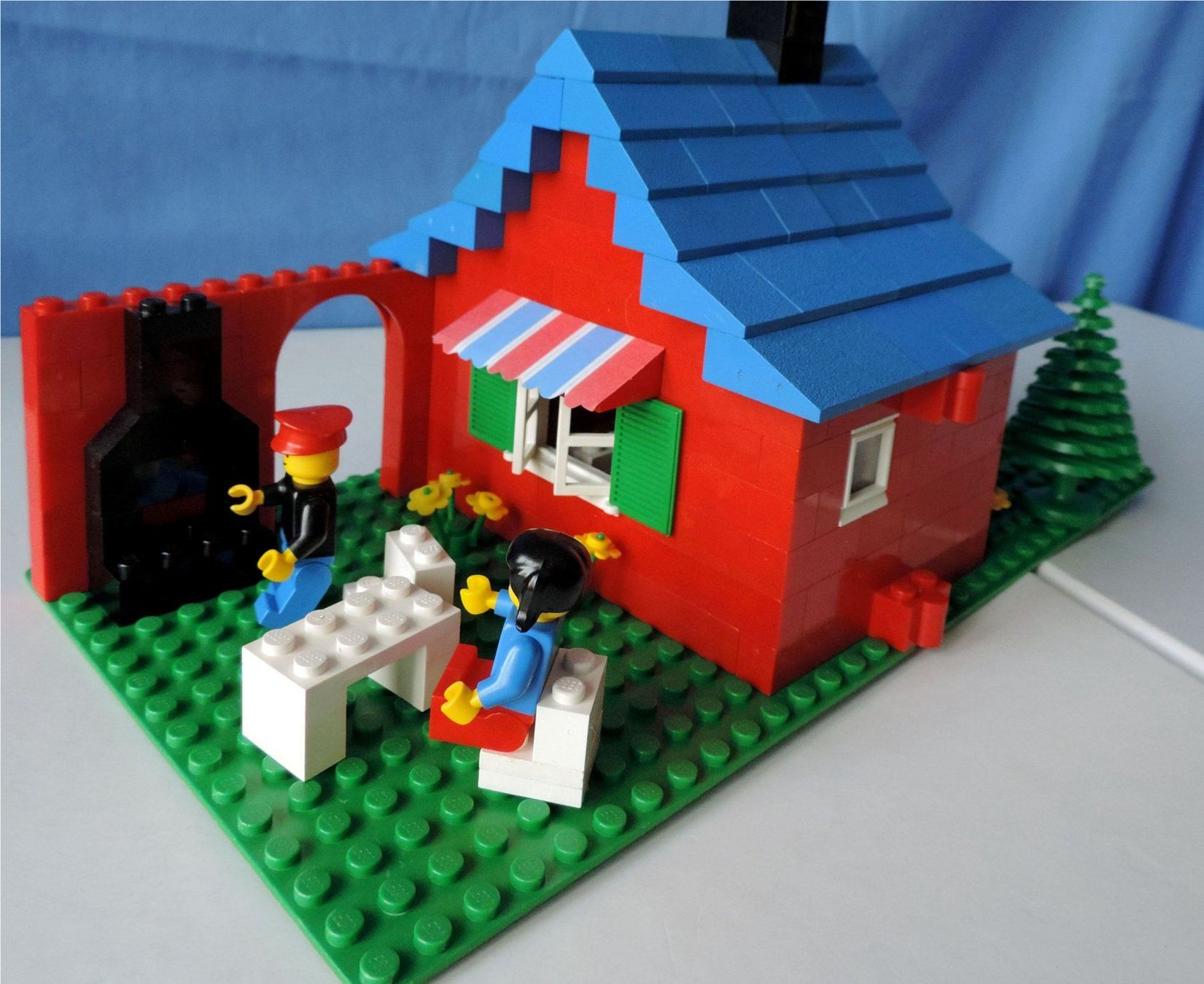 Lego Jouets: Häuschen mit Garten, Set 376 (1978)  mit OBA – D'occasion à Burgdorf par ursla50 6