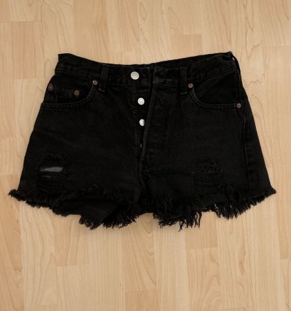 Levi's Black Denim Shorts