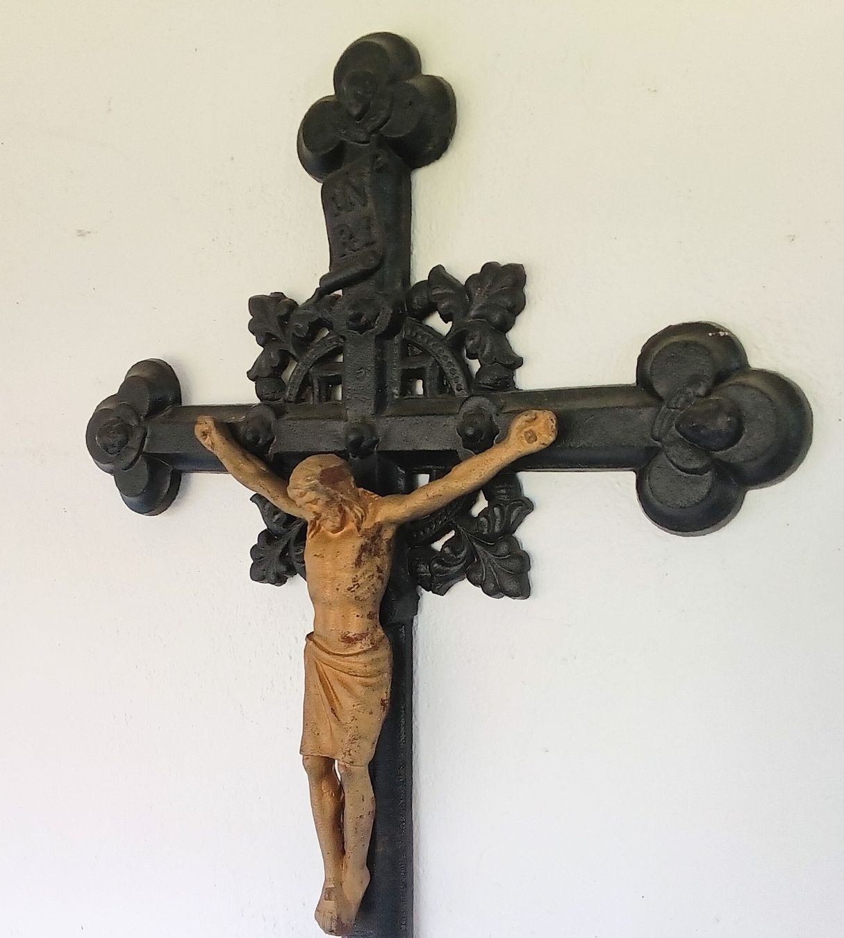 Sculture & Statue: Altes/antikes Grabkreuz aus Eisen ca. 1900 – Usato da Feldbach venduto da carlotta111 1