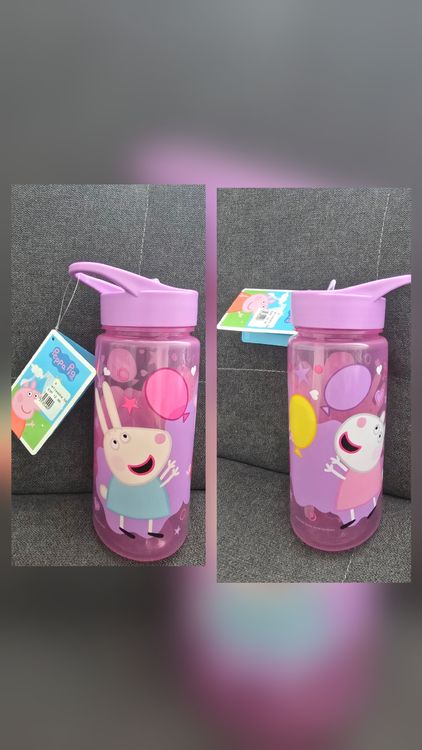 NUK Trinkflasche Mini-Me Trinkflaschen Peppa Pig 450ml, grün, Wasserflasche