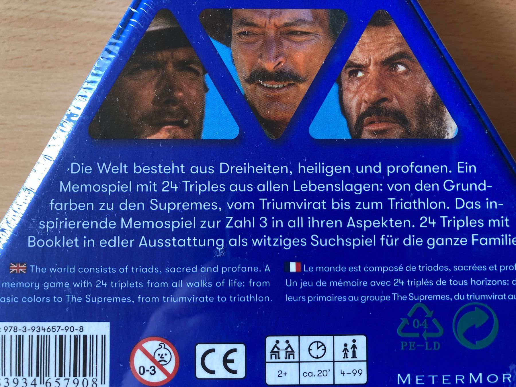 Giochi: Triple Memo, Dreifach Memory Spiel, originalverpackt – Usato da Lütisburg venduto da wiesenpippau 2