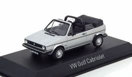 VW Golf I Cabriolet Phase I 1979-1987 silber met. / schwarz