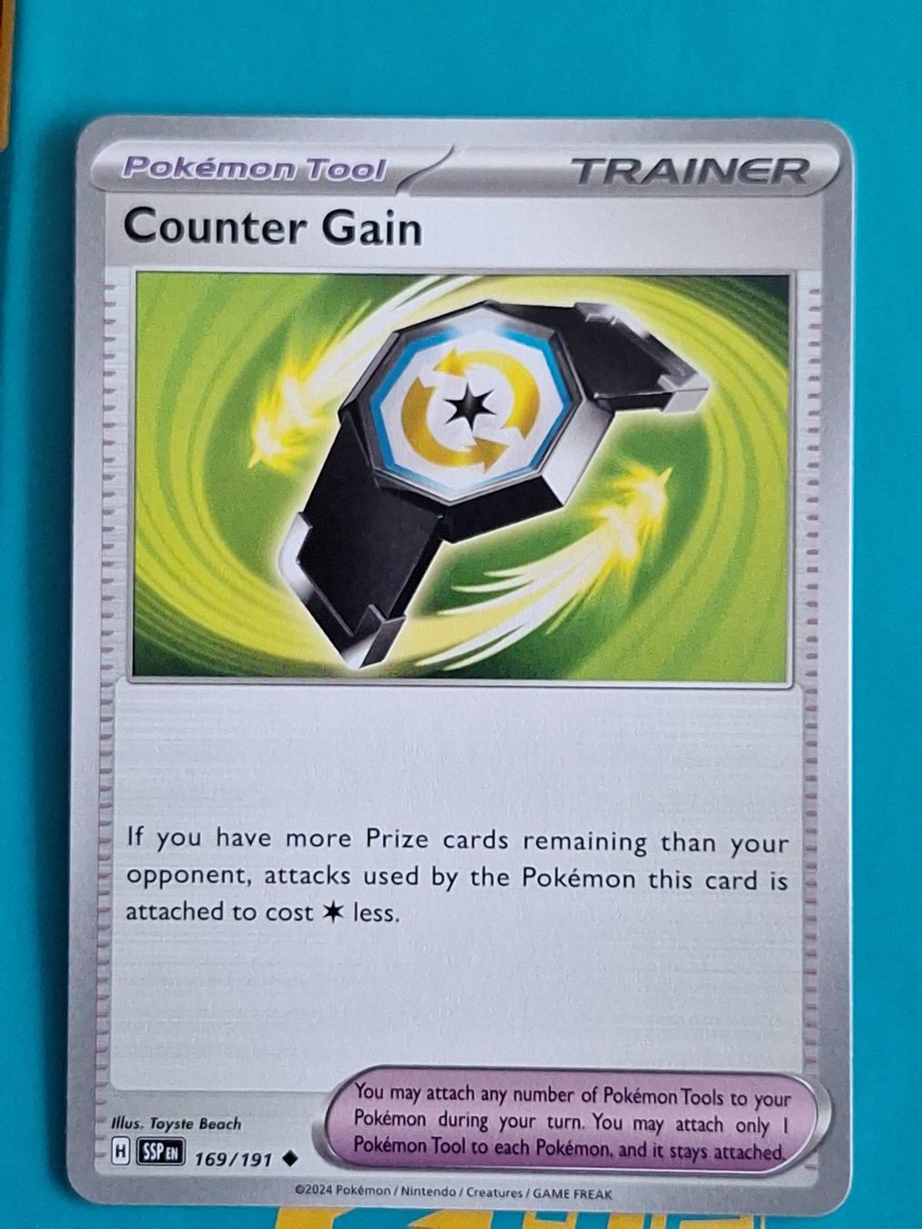 Pokémon Sammelbilder & Trading cards: Counter Gain - Pokemon Surging Sparks – Gebraucht aus Altstätten SG von GGsGameshop