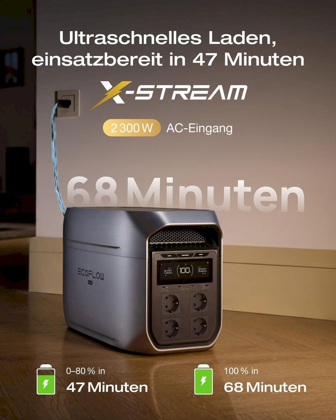 Batterie: EcoFlow DELTA 3 Max Plus Powerstation – Nuovo e nell'imballaggio originale da Bottighofen venduto da zaap 2
