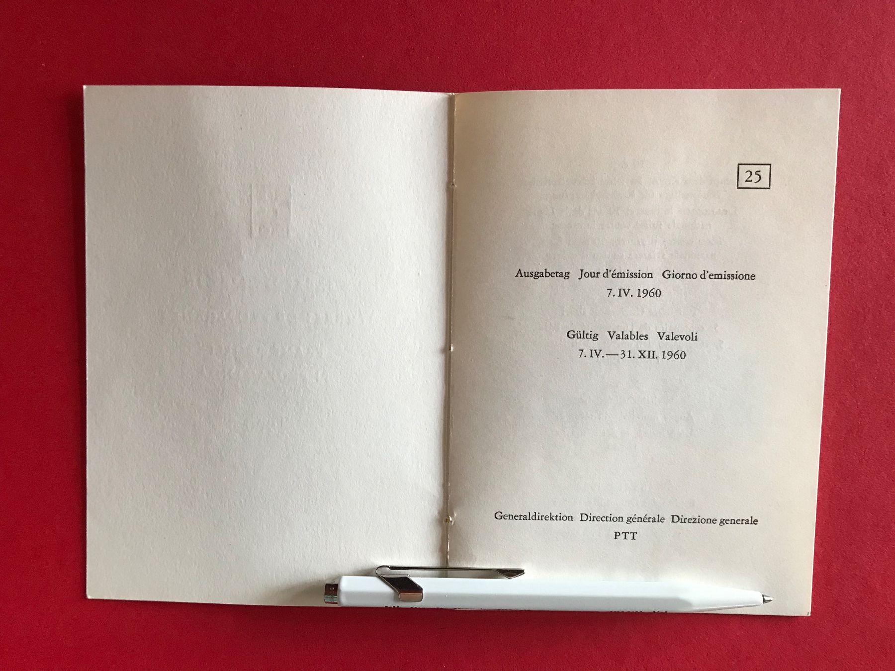 Alle Briefmarken: Briefmarken PTT Werbepostmarken 1960 gestempelt – Neu (gemäss Beschreibung) aus Däniken SO von allerlei54 3
