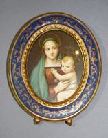 Madonna & Jesuskind in hübschem florentinischem Rahmen