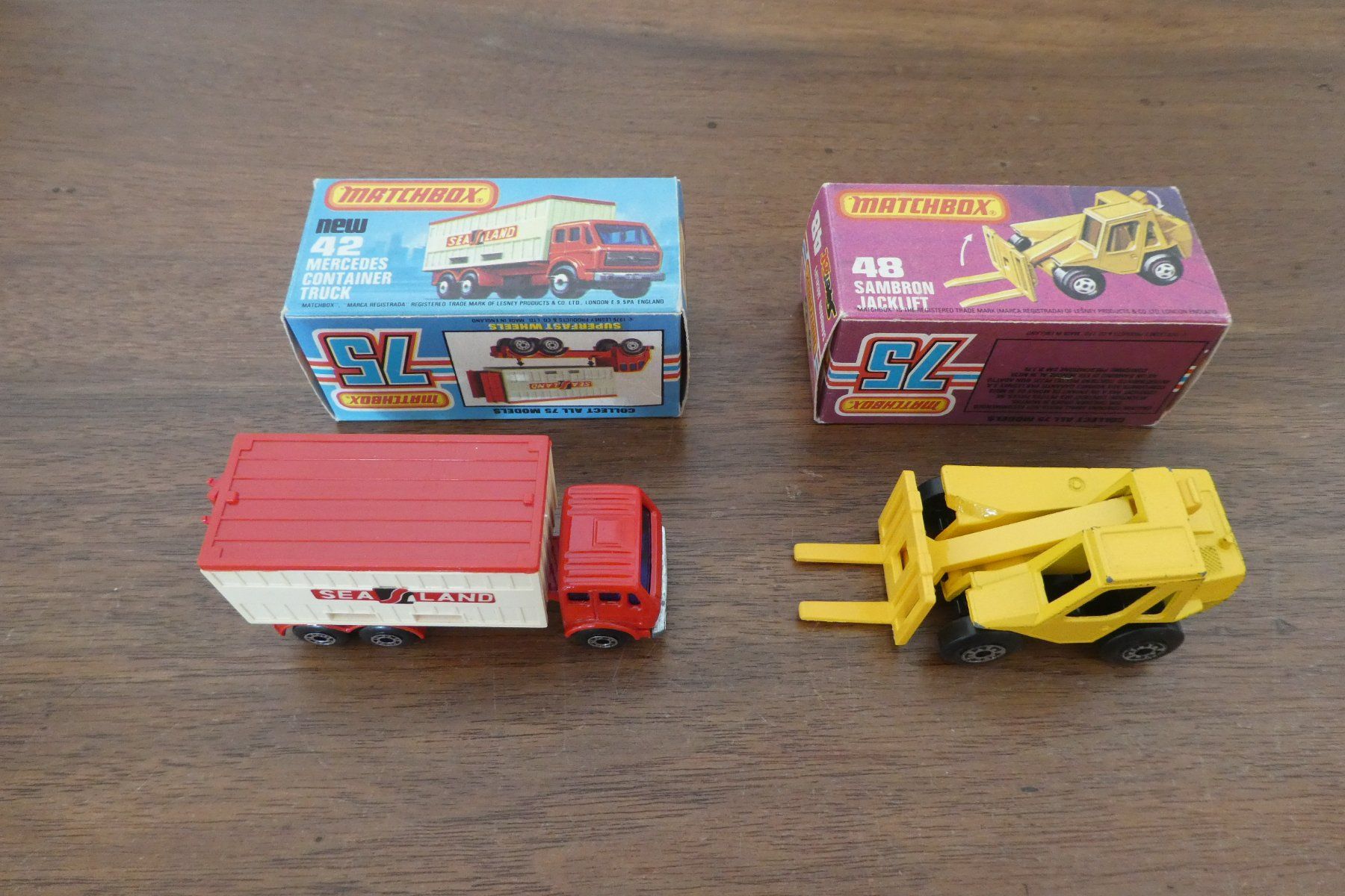 Matchbox Modellini d'auto: Matchbox Superfast mit Box Nr. 42 und 48 – Nuovo e nell'imballaggio originale da Buochs venduto da hifipadi