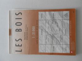 Landeskarte 1:25000 - Nr: 1124 - Les Bois
