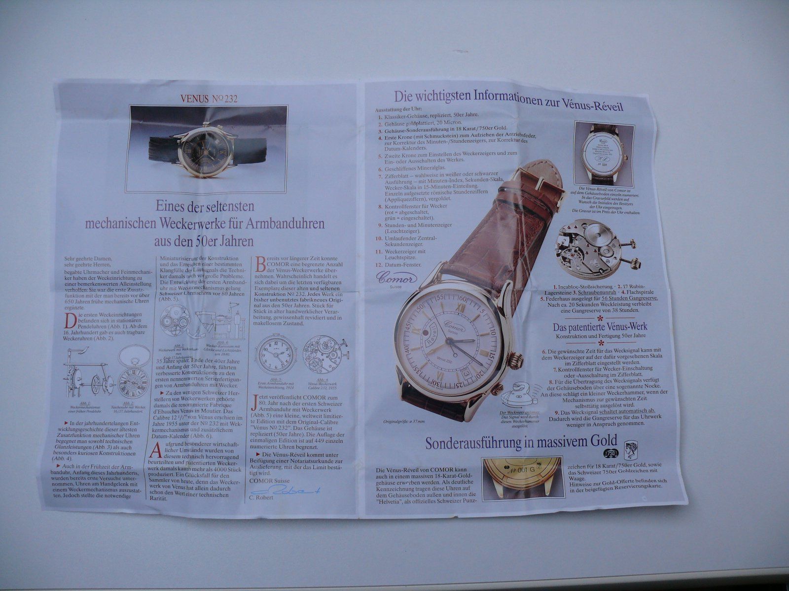 Orologi: COMOR   Réveil Venus 232 – Nuovo (secondo la descrizione) da Murten venduto da AnakondA1946 6