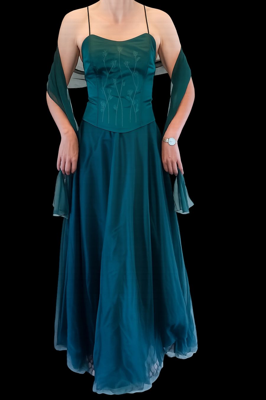 Vestiti: *Abendkleid mit Tuch* – Usato da Hinterkappelen venduto da klebaluka08