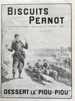 Biscuits Pernot - Alte Werbung / Ancienne publicité 1913