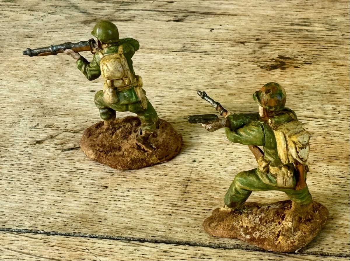 Figuren: 4 bemalte Soldaten - Marines? – Gebraucht aus Wettswil von osoma99 4