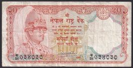 Nepal 20 Rupees 1985