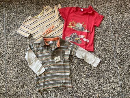 Shirts-Set (2x kurzarm / 1x Langarm), Gr. 98
