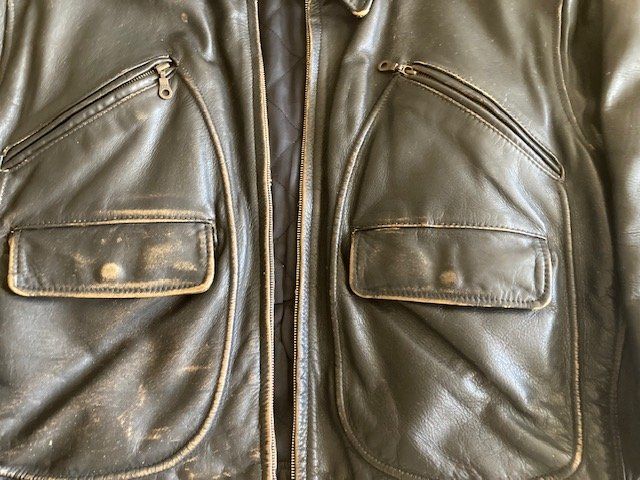 Giacche: Skyjacker Vintage-Style Biker Bomber-Lederjacke XL – Usato da Affoltern am Albis venduto da premiumparts 1