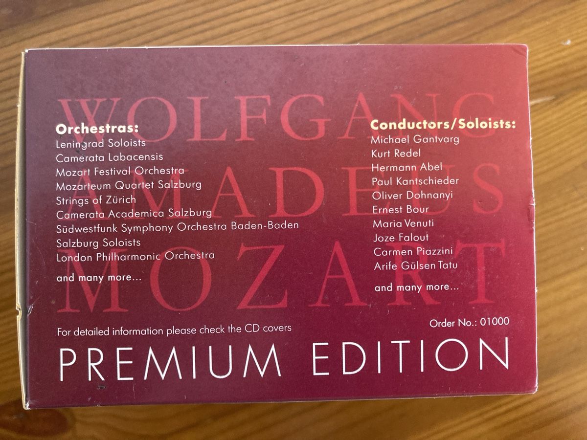 CD: Mozart CD Sammlung – Usato da Zuchwil venduto da Pilat99 2