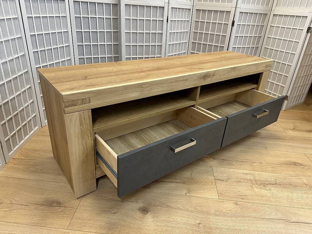 TV Möbel: Lowboard ALINA Decor Eiche anthrazit 152 x 51 cm – Neu (gemäss Beschreibung) aus Unterentfelden von moebelrufli 2