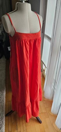 Sommerkleid rot Hess nature Grösse 34 luftig 👗☀️💃