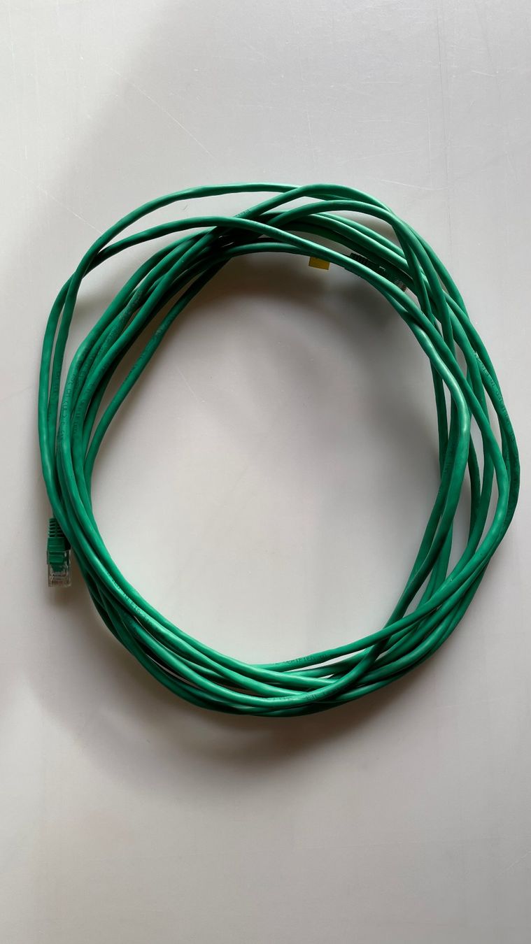 Kabel: Netzwerkkabel 7,5m grün – Gebraucht aus Glattfelden von cybermaxx