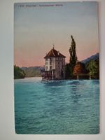 Alte Ansichtskarte: Schlössli Wörth am Rheinfall, top!