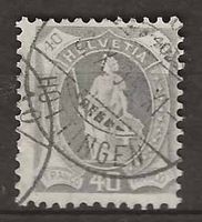 CH076f - Helvetia debout 76f obl. Hottigen 3.10.1905