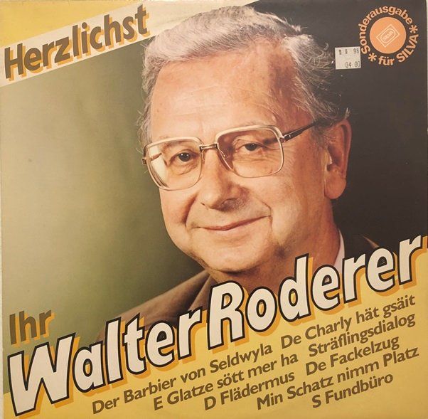 Dischi in vinile: Walter Roderer - Herzlichst (LP) – Usato da Grüningen venduto da azulgrisvinyl