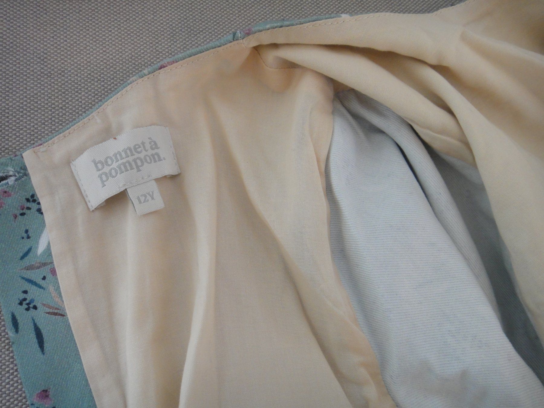 Vestiti & Gonne: Neue Kleid "Bonnet à Pompon" Baumwolle Gr. 12 – Nuovo (secondo la descrizione) da Winterthur venduto da LemonTree5 3