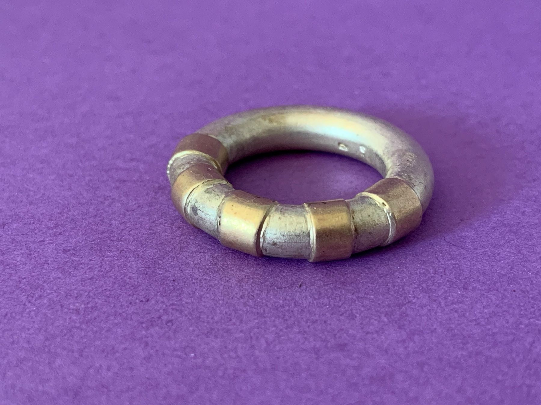 Bagues: Silberring goldiger Schwimmring  (49) – D'occasion à Laufen par belleskulptur 4