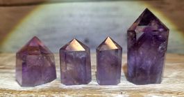 4 Amethyst Obelisken 150g