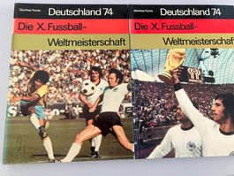 Deutschland 74 Fussball-Weltmeisterschaft 2 Bücher 21543