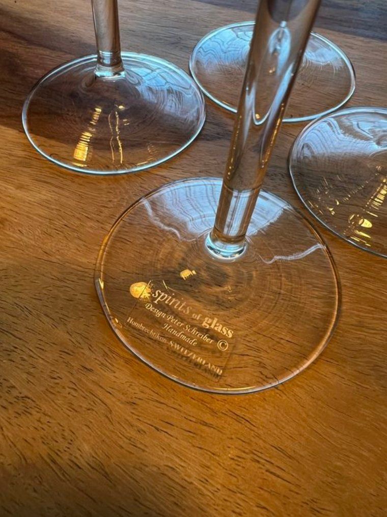 Portacandele: 4 Kerzenständer aus Glas, handmade – Nuovo (secondo la descrizione) da Dübendorf venduto da aur_wm8b 3
