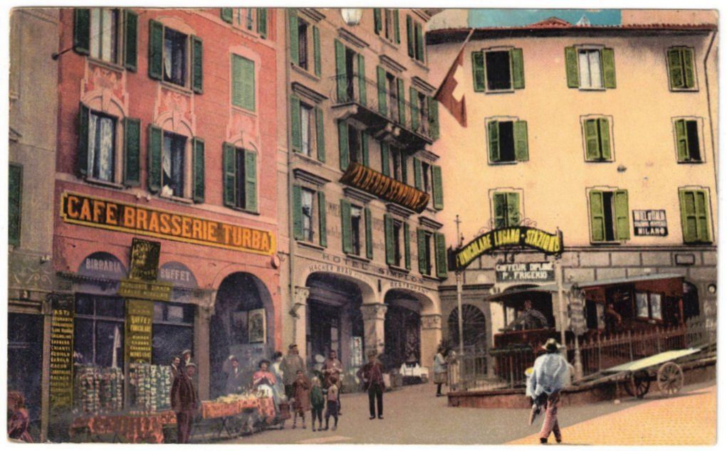 Cartoline postali: Lugano - Standseilbahn Stazione – Usato da Binningen venduto da Mountainrider