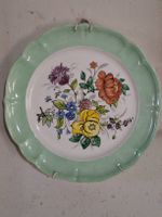 Vintage Wandteller Keramik Teller Laveno, 24 cm Italien