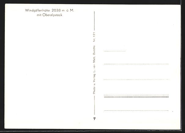 Cartoline postali: Windgällenhütte, Berghütte mit Oberal – Usato da Berlin venduto da bartko-reher 1