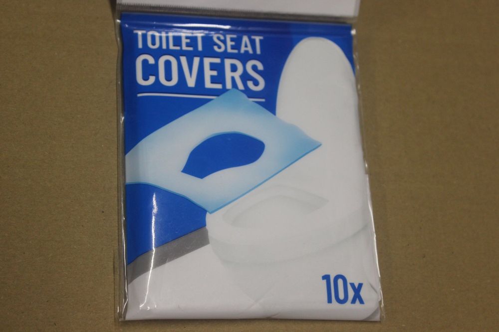 Einweg Toilettensitz Hygiene Papier Auflage Abdeckung 10stk.