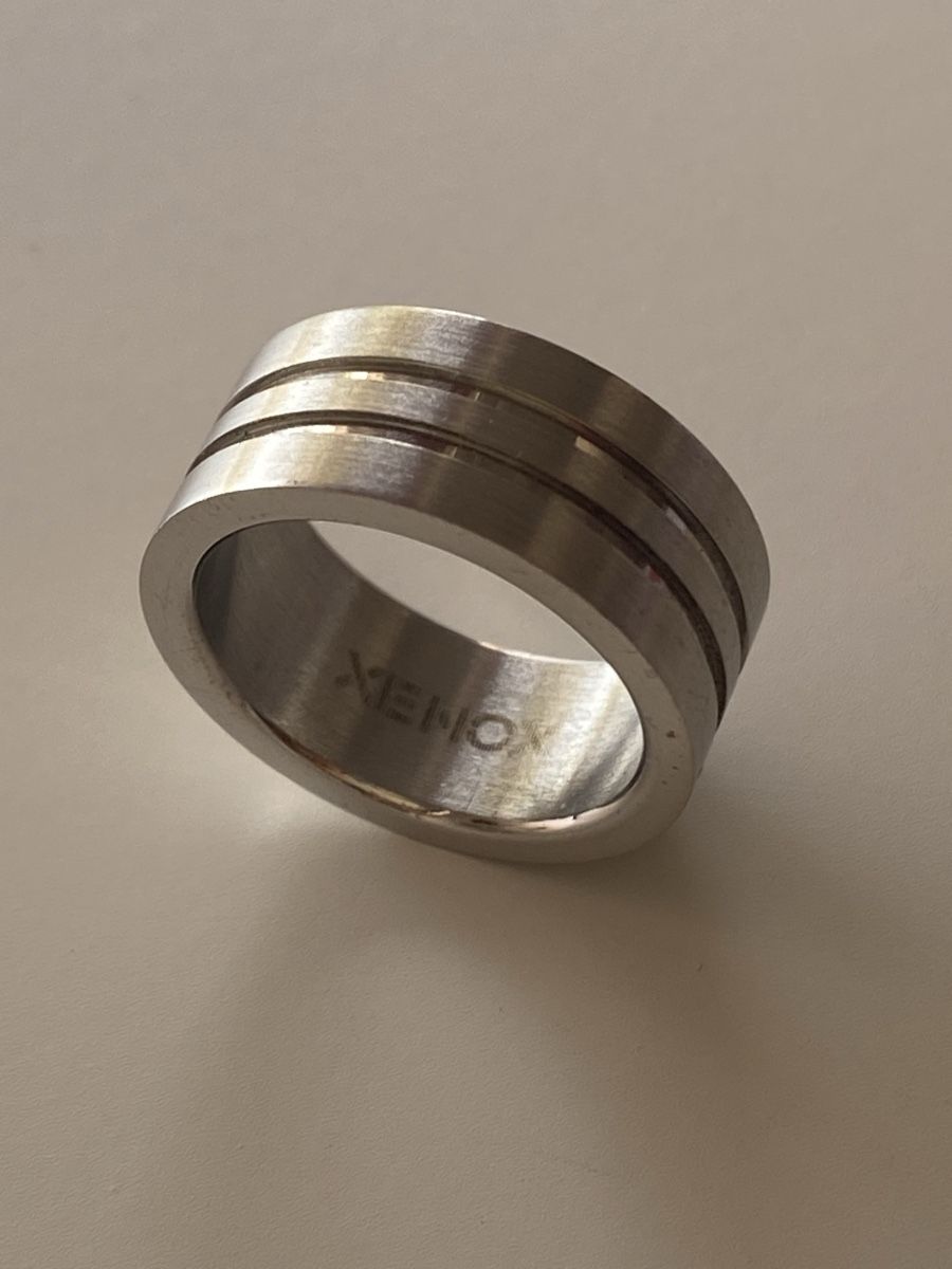 Anelli: XENOX Edelstahl Ring Silberne Band – Nuovo (secondo la descrizione) da Givisiez venduto da dor_xb9k 1