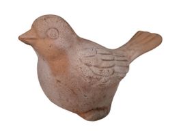 Kleine runde Vogelfigur, Terracotta