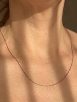 Kette 60cm Halskette 925 Silber roségold 1.2mm gedreht