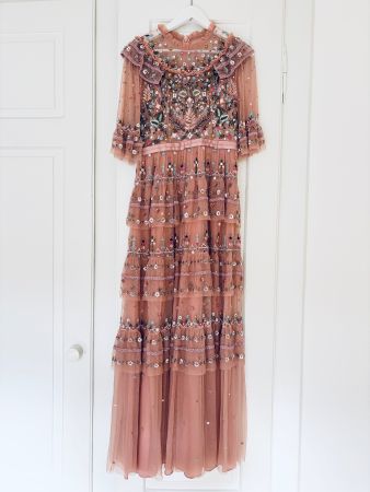Needle & Thread Kleid, Gr. 38, Nude
