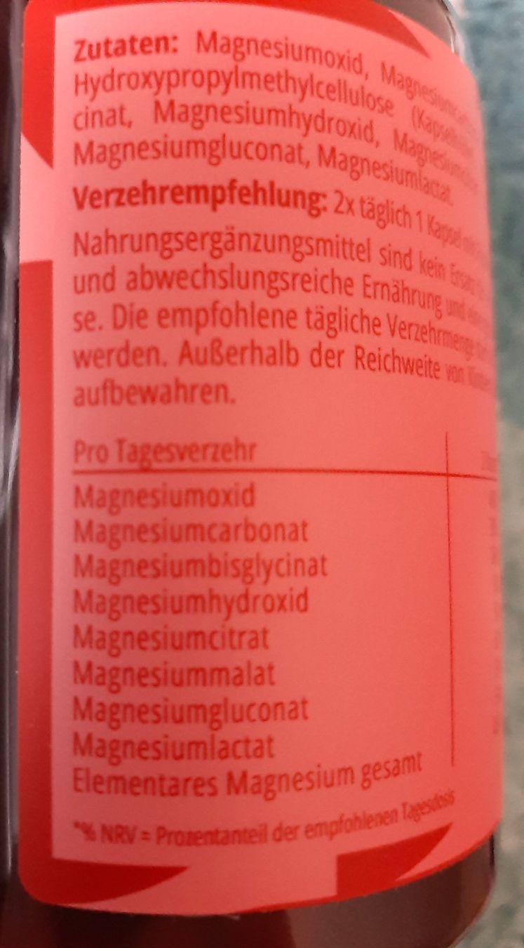 Cibi & Specialità: Magnesium ca.160 Kapseln, 8 fach Komplex – Usato da Niedergösgen venduto da Happy-7 3
