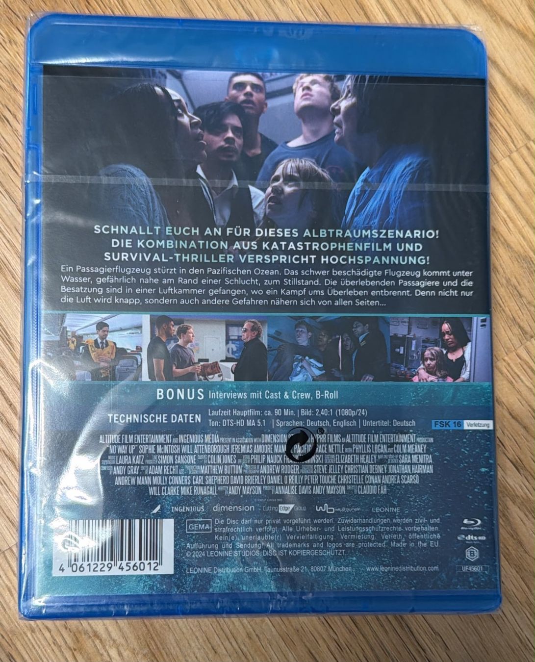 Tutti i DVDs: NO WAY UP BLU-RAY – Nuovo e nell'imballaggio originale da Zürich venduto da freioccasionen 1