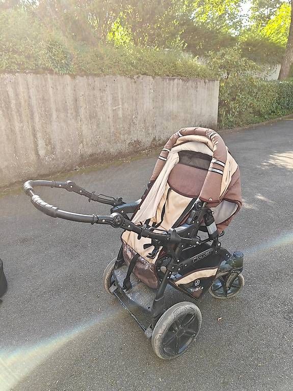Poussette: TriBeCe Cloud Kinderwagen (braun/beige) – D'occasion à Steinhausen par mas_cm97 3