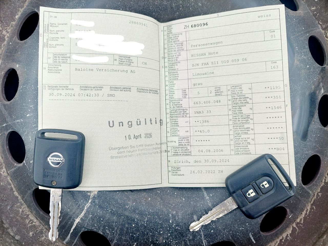 Nissan Autos: Nissan Note Grau, JG 2006 – Gebraucht aus Windlach von lanuj 8