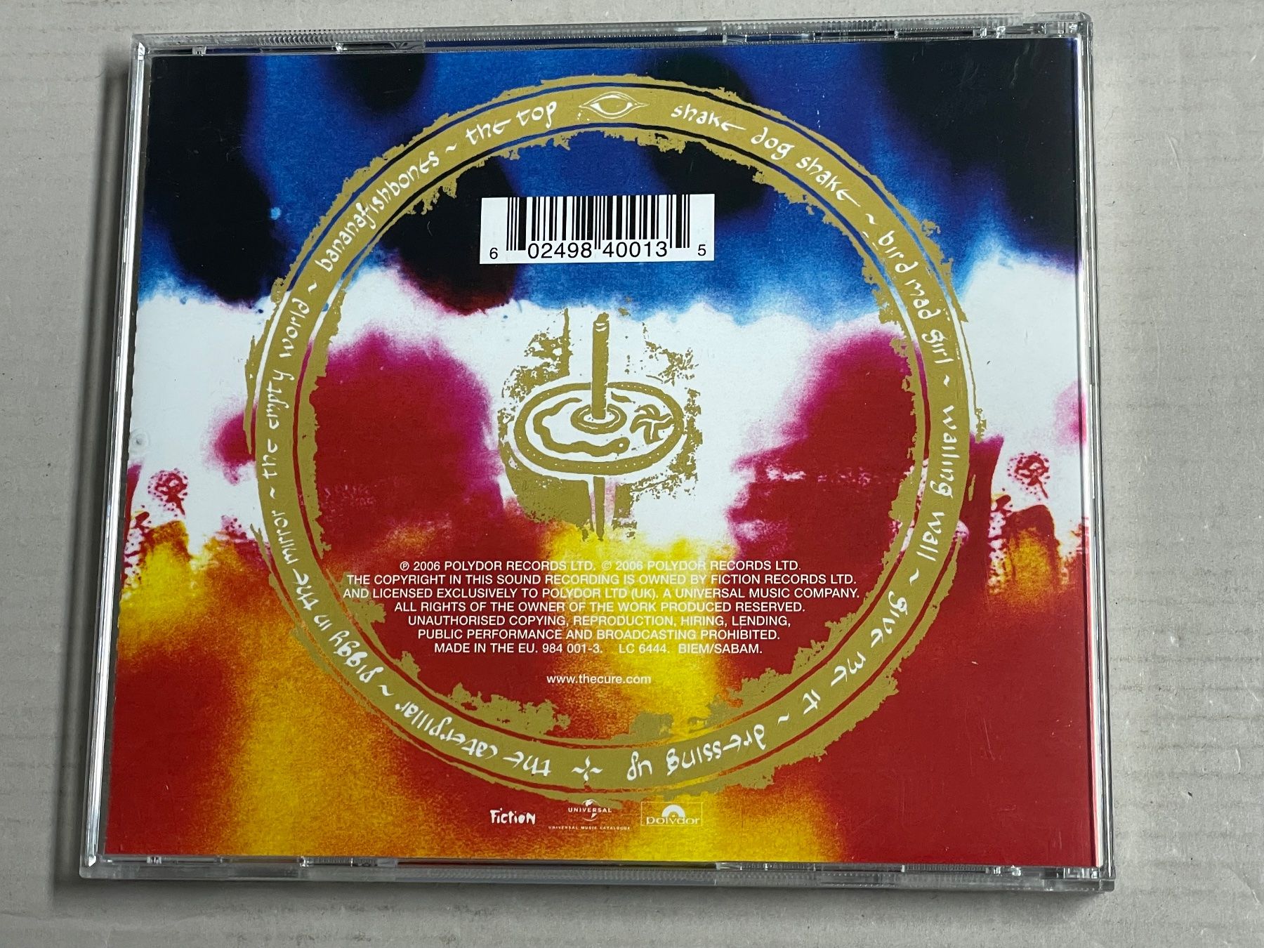 CD: The Cure-The Top – Usato da Muri b. Bern venduto da AdidasCollector 3