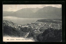AK Locarno, Lago Maggiore, 1912