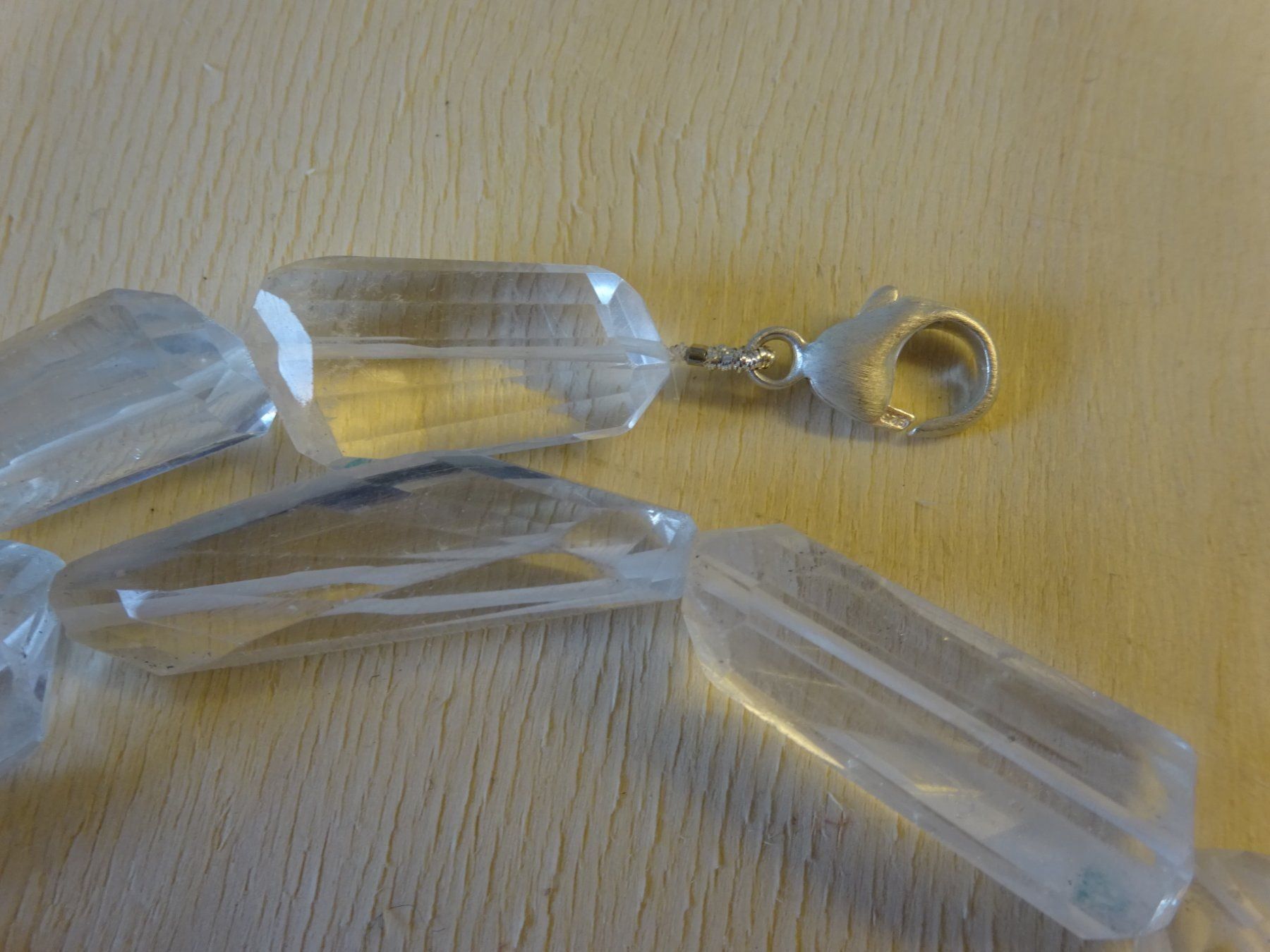 Catenine: Bergkristall Kette / 925 Silber – Usato da Esslingen venduto da eintagammeer 8