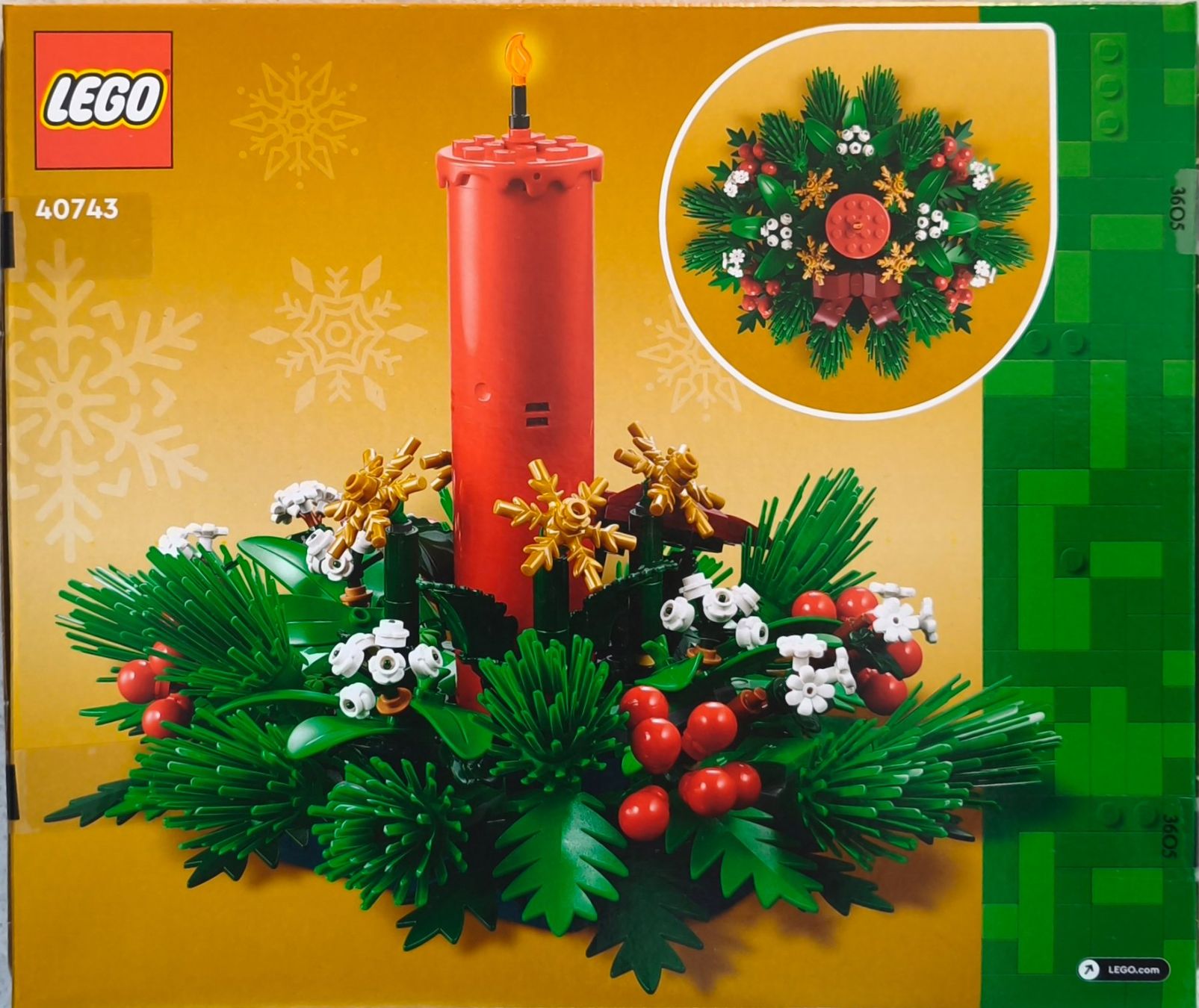 Lego Kit di costruzioni: LEGO 40743 Weihnachtsgesteck – Nuovo e nell'imballaggio originale da Werthenstein venduto da Luzernerdeal 1